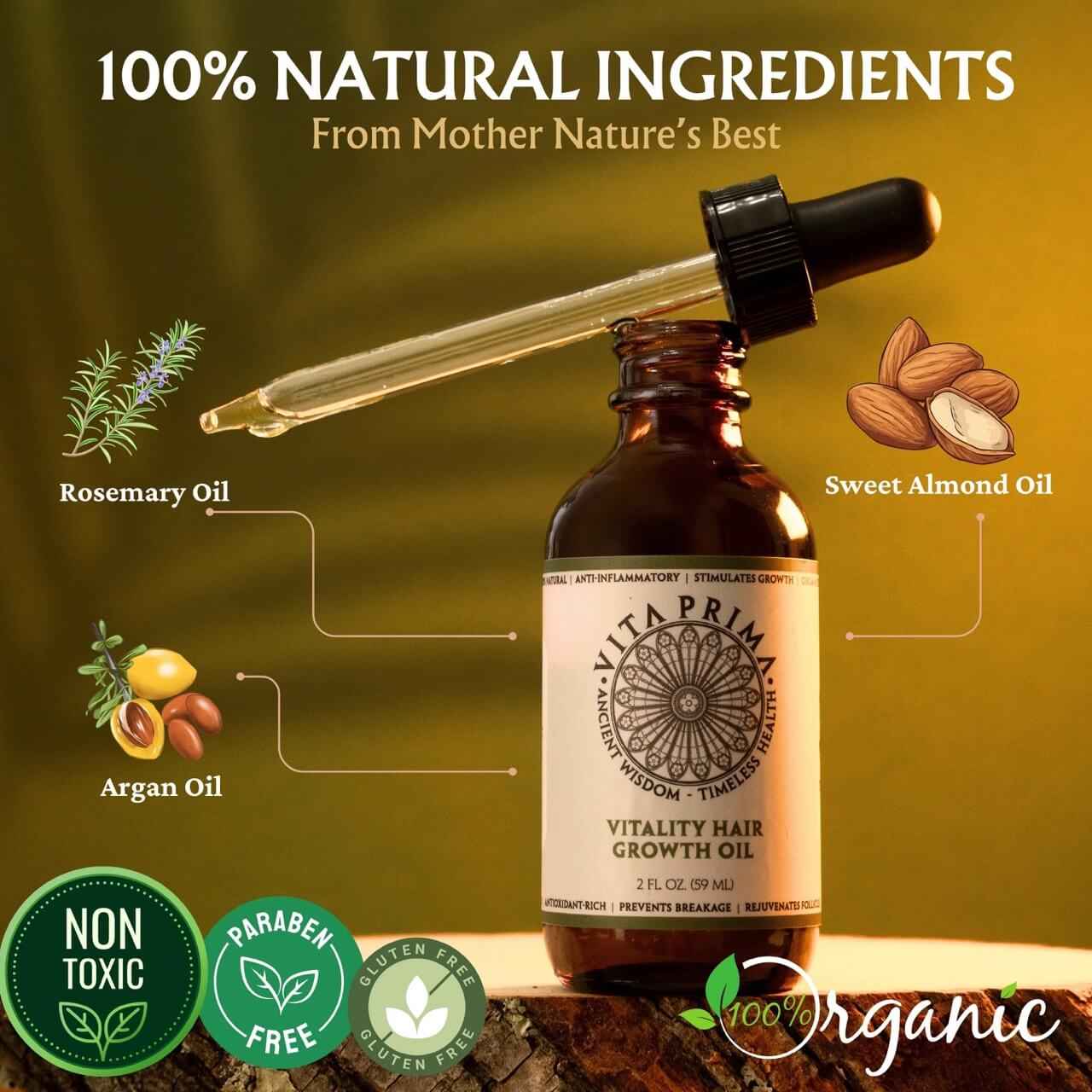 Vitality Hair Growth Oil